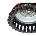 Casa si Gradina - Constructii - Scule electrice si accesorii - Accesorii polizare si slefuire - Perie pentru polizor unghiular, Kraft&Dele, M14, 100mm, cu sarma otelita si rasucita, KD10972 - Infinity.ro