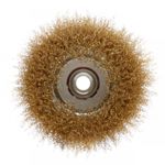 Casa si Gradina - Constructii - Scule electrice si accesorii - Accesorii polizare si slefuire - Perie pentru polizor unghiular, Kraft&Dele, din alama, M14, 125mm - Infinity.ro