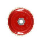 Casa si Gradina - Constructii - Scule electrice si accesorii - Accesorii polizare si slefuire - Perie pentru polizor unghiular, Kraft&Dele, din alama, M14, 125mm - Infinity.ro