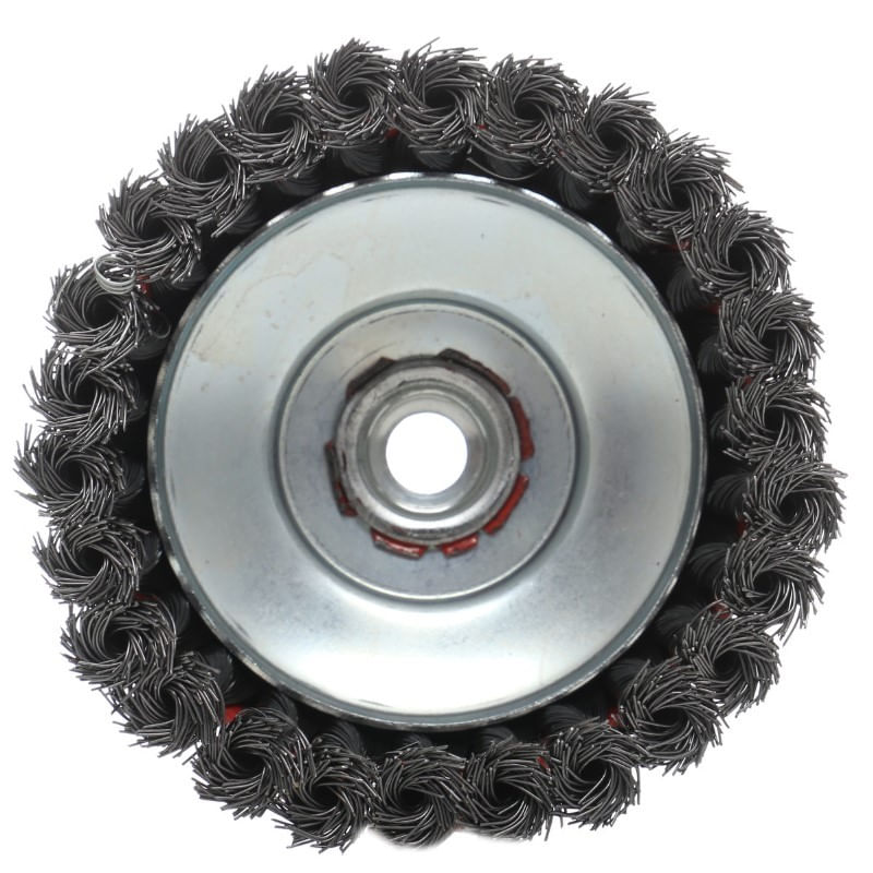 Casa si Gradina - Constructii - Scule electrice si accesorii - Accesorii polizare si slefuire - Perie pentru polizor unghiular, KraftDele, M14, 125mm, cu sarma otelita, KD10973 - Infinity.ro