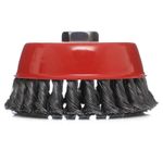 Casa si Gradina - Constructii - Scule electrice si accesorii - Accesorii polizare si slefuire - Perie pentru polizor unghiular, KraftDele, M14, 125mm, cu sarma otelita, KD10973 - Infinity.ro