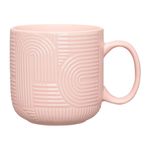 Casa si Gradina - Bucatarie si vesela - Cani si pahare - Cani si cesti - Cana AMBITION Arco, 390ml, portelan, roz - Infinity.ro