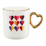 Casa si Gradina - Bucatarie si vesela - Cani si pahare - Cani si cesti - Cana AMBITION Amore, 410ml, portelan, Heart - Infinity.ro