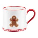 Casa si Gradina - Bucatarie si vesela - Cani si pahare - Cani si cesti - Cana AMBITION Cookies, cu motive de Craciun, 300ml, cupcake, portelan - Infinity.ro