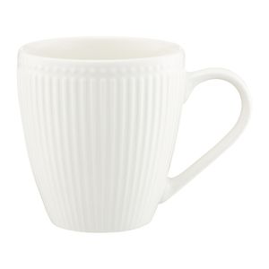 Cana AMBITION Curly, 390ml, portelan, alb