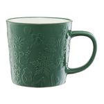 Casa si Gradina - Bucatarie si vesela - Cani si pahare - Cani si cesti - Cana AMBITION Frosty, cu motive de Craciun, 380ml, portelan, verde - Infinity.ro