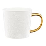 Casa si Gradina - Bucatarie si vesela - Cani si pahare - Cani si cesti - Cana AMBITION Frosty, cu motive de Craciun, 380ml, portelan, maner auriu - Infinity.ro