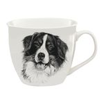 Casa si Gradina - Bucatarie si vesela - Cani si pahare - Cani si cesti - Cana AMBITION Wild, 550ml, portelan, catel Border Collie - Infinity.ro