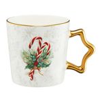 Casa si Gradina - Bucatarie si vesela - Cani si pahare - Cani si cesti - Cana AMBITION Star, cu motive de Craciun, 390ml, portelan, acadea - Infinity.ro