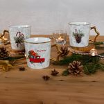 Casa si Gradina - Bucatarie si vesela - Cani si pahare - Cani si cesti - Cana AMBITION Star, cu motive de Craciun, 390ml, portelan, con - Infinity.ro