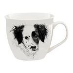 Casa si Gradina - Bucatarie si vesela - Cani si pahare - Cani si cesti - Cana AMBITION Wild, 550ml, portelan, catel Koolie - Infinity.ro