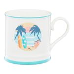 Casa si Gradina - Bucatarie si vesela - Cani si pahare - Cani si cesti - Cana AMBITION Summer Surf, 380ml, portelan - Infinity.ro