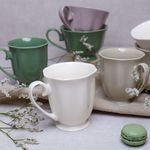 Casa si Gradina - Bucatarie si vesela - Cani si pahare - Cani si cesti - Cana cu talpa AMBITION Diana, 300ml, portelan, gri - Infinity.ro