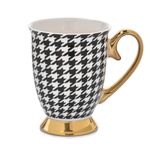 Casa si Gradina - Bucatarie si vesela - Cani si pahare - Cani si cesti - Cana cu talpa AMBITION Diana Gold, 300ml, portelan, pepit - Infinity.ro