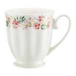 Casa si Gradina - Bucatarie si vesela - Cani si pahare - Cani si cesti - Cana cu talpa AMBITION Rosalia, 300ml, portelan, model floral - Infinity.ro