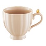 Casa si Gradina - Bucatarie si vesela - Cani si pahare - Cani si cesti - Ceasca AMBITION Curly Gold, 250ml, portelan, bej - Infinity.ro