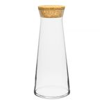Casa si Gradina - Bucatarie si vesela - Accesorii bar - Carafe si decantoare - Carafa cu dop pluta TREND GLASS Emma, 1.145L, sticla - Infinity.ro