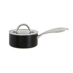 Casa si Gradina - Bucatarie si vesela - Vase pentru gatit - Oale si cratite - Cratita cu capac AMBITION Ribs, 16cm, 1.4L, invelis Qualum Basic, inductie - Infinity.ro