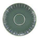 Casa si Gradina - Bucatarie si vesela - Vesela si tacamuri - Vesela pentru servire - Farfurioara suport ceasca AMBITION Ligne, 15.5cm, portelan, verde - Infinity.ro