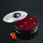 Casa si Gradina - Bucatarie si vesela - Vase pentru gatit - Tavi copt - Forma tort cu capac plastic AMBITION Lukrecja, 24cm, baza detasabila, invelis ILAG Basic - Infinity.ro