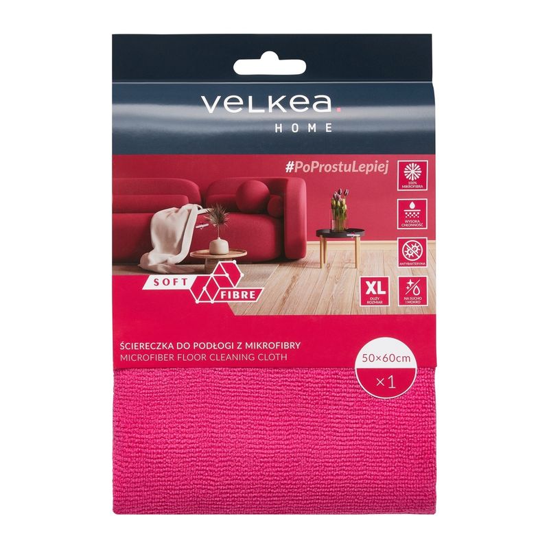 Market - Curatenie si intretinere casa - Produse bucatarie - Lavete si bureti - Laveta curatare podele, microfibra, 60 x 50 cm, VELKEA - Infinity.ro
