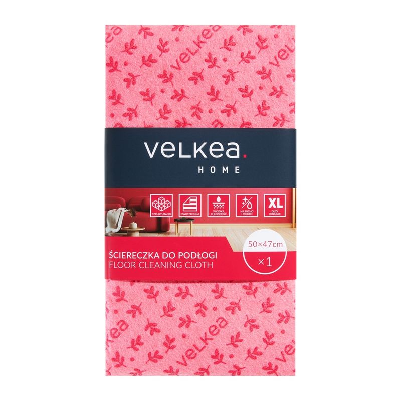Market - Curatenie si intretinere casa - Produse bucatarie - Lavete si bureti - Laveta cauciucata curatare podele, utilizare umeda si uscata, poliester, 50 x 47 cm, VELKEA - Infinity.ro