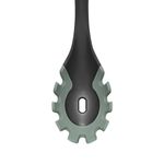 Casa si Gradina - Bucatarie si vesela - Ustensile bucatarie - Polonice, linguri si clesti de bucatarie - Lingura paste AMBITION Fern, plastic, finisaj silicon verde - Infinity.ro