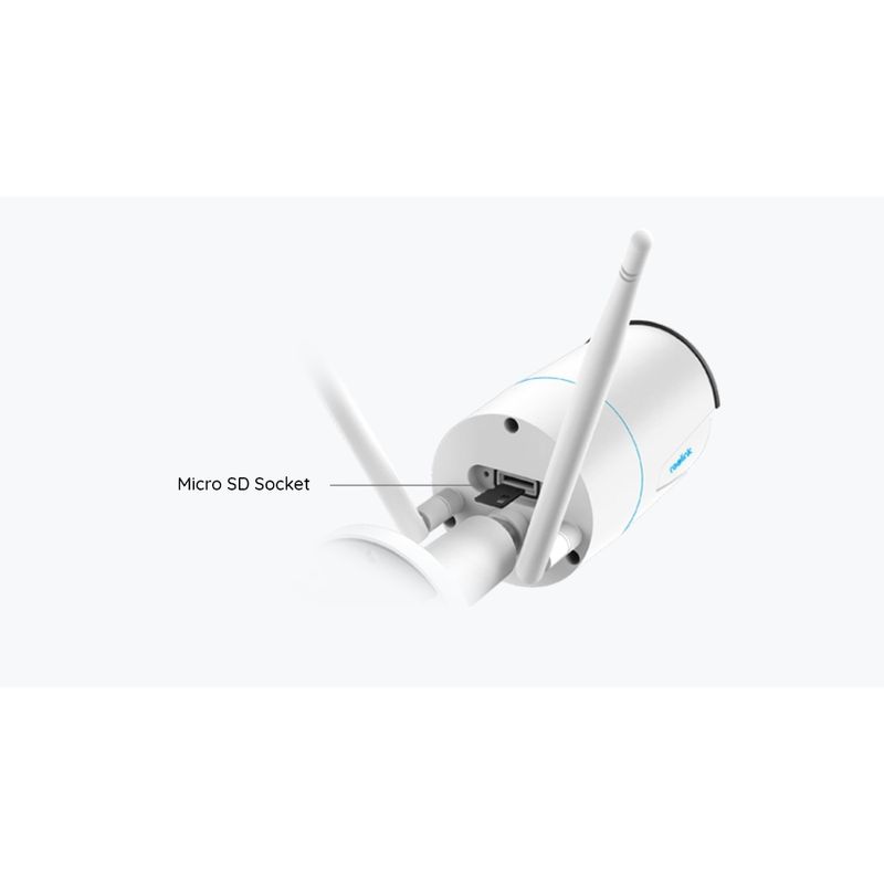 Casa si Gradina - Electrice - Smart Home - Camere de supraveghere - Pachet camera de supraveghere cu Card MicroSD 64 GB, Reolink RLC 510WA WIFI, rezolutie de 5MP Super HD - Infinity.ro