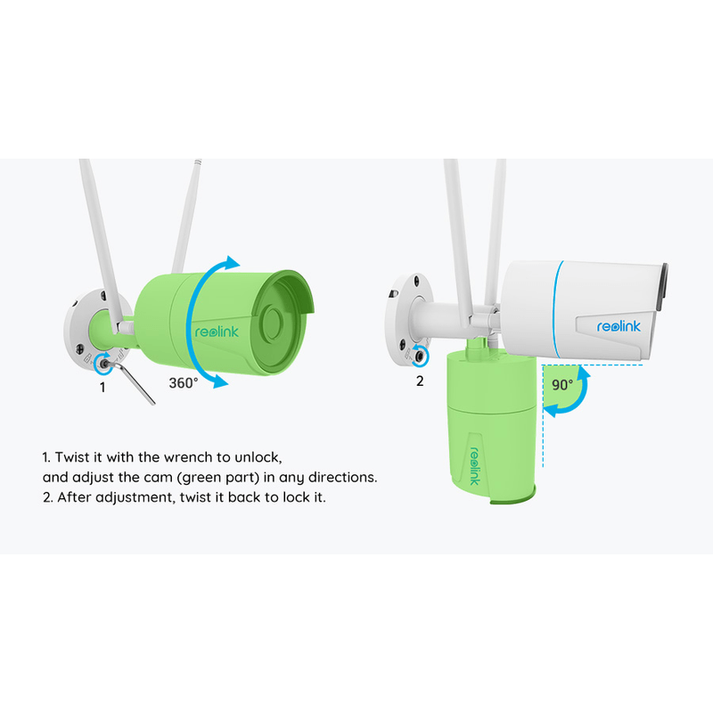 Casa si Gradina - Electrice - Smart Home - Camere de supraveghere - Pachet camera de supraveghere cu Card MicroSD 64 GB, Reolink RLC 510WA WIFI, rezolutie de 5MP Super HD - Infinity.ro