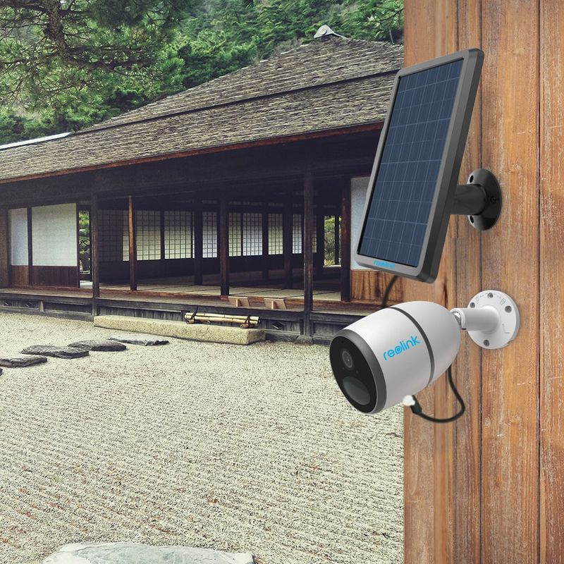 Casa si Gradina - Electrice - Smart Home - Camere de supraveghere - Camera de supraveghere Reolink Go cu panou solar, baterie reincarcabila, 4G - LTE, rezolutie Full HD, senzor de miscare - Infinity.ro