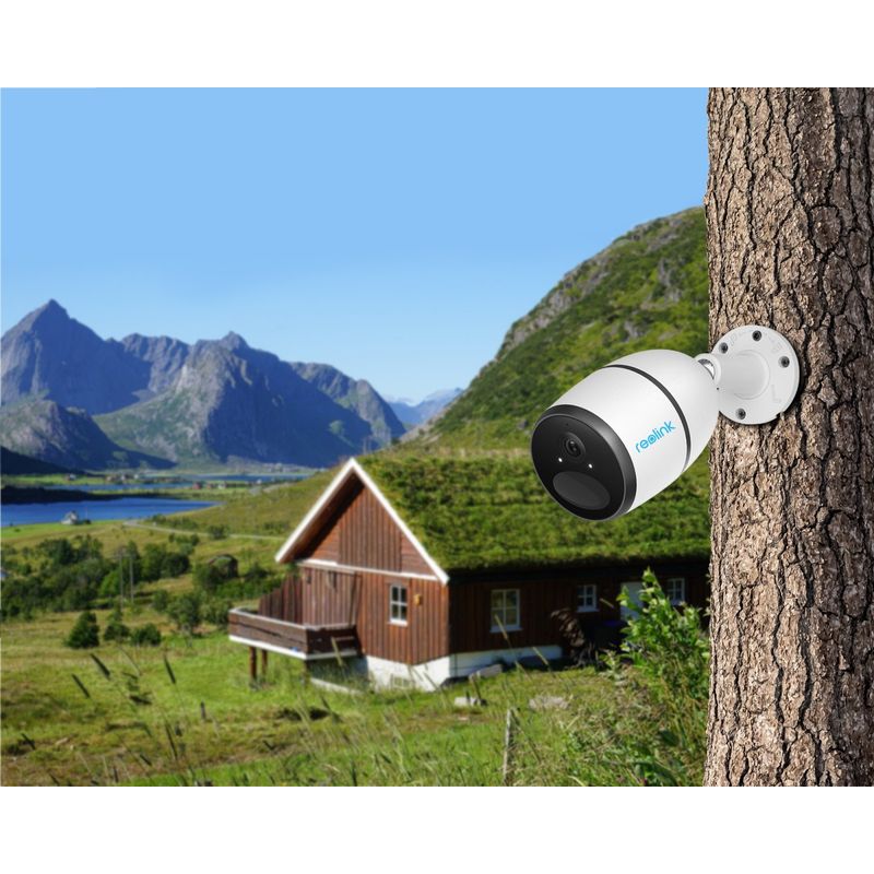 Casa si Gradina - Electrice - Smart Home - Camere de supraveghere - Camera de supraveghere Reolink Go cu panou solar, baterie reincarcabila, 4G - LTE, rezolutie Full HD, senzor de miscare - Infinity.ro