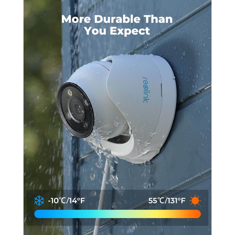 Casa si Gradina - Electrice - Smart Home - Camere de supraveghere - Camera de supraveghere Reolink RLC 1224A PoE, rezolutie 12MP, detectare Persoana/Vehicul, vedere nocturna color - Infinity.ro