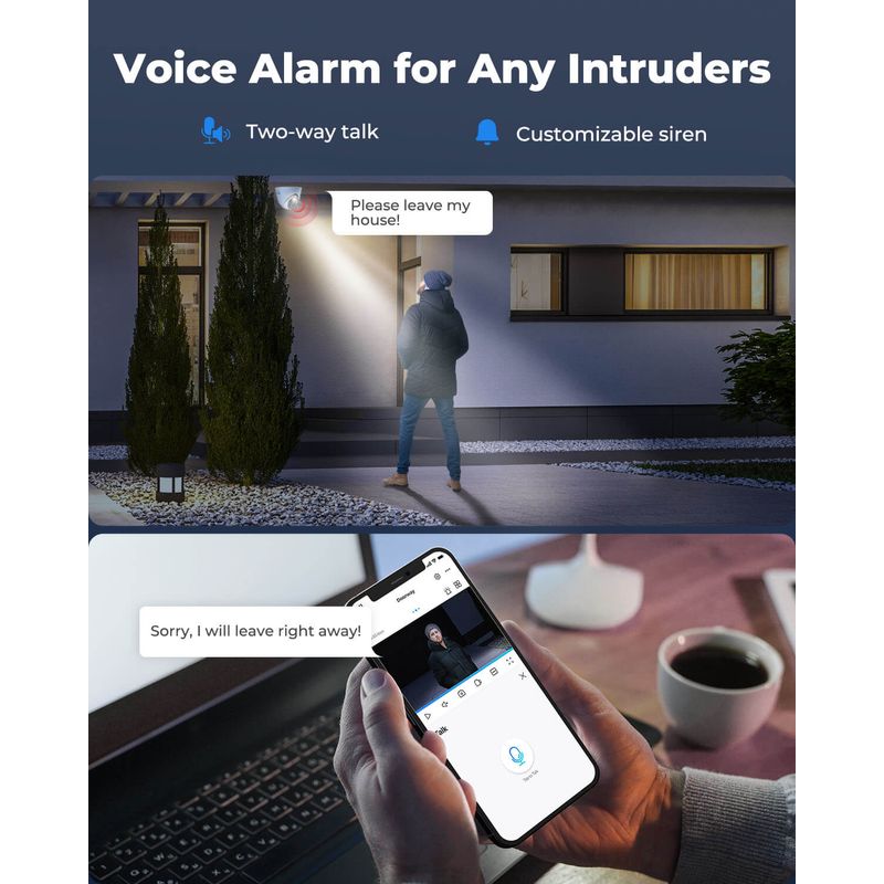 Casa si Gradina - Electrice - Smart Home - Camere de supraveghere - Camera de supraveghere Reolink RLC 1224A PoE, rezolutie 12MP, detectare Persoana/Vehicul, vedere nocturna color - Infinity.ro