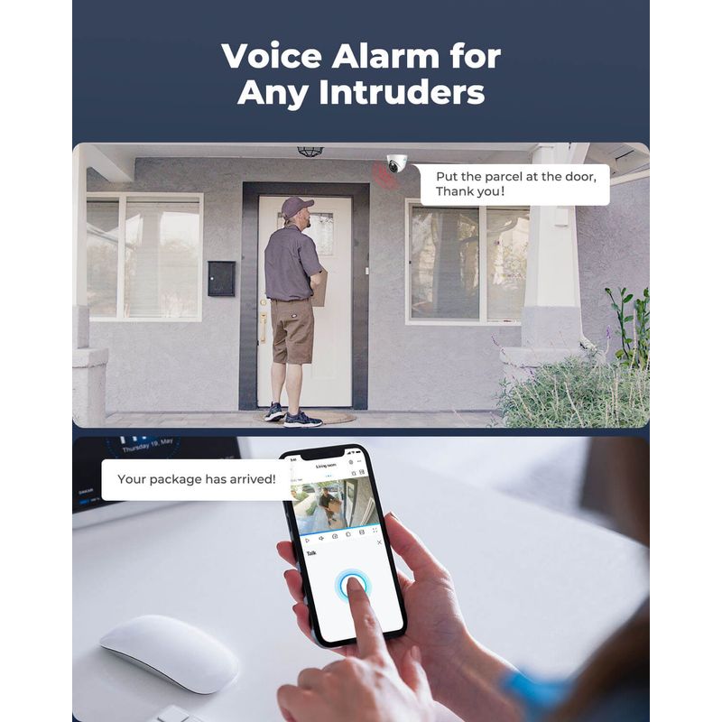 Casa si Gradina - Electrice - Smart Home - Camere de supraveghere - Camera de supraveghere Reolink RLC 1224A PoE, rezolutie 12MP, detectare Persoana/Vehicul, vedere nocturna color - Infinity.ro