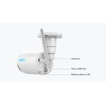 Casa si Gradina - Electrice - Smart Home - Camere de supraveghere - Pachet camera de supraveghere cu Card MicroSD 64 GB, Reolink Argus ECO-V2 WIFI, rezolutie 3MP HD - Infinity.ro