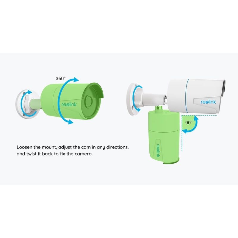 Casa si Gradina - Electrice - Smart Home - Camere de supraveghere - Pachet camera de supraveghere cu Card MicroSD 64 GB, Reolink RLC 510A, rezolutie de 5MP - Infinity.ro