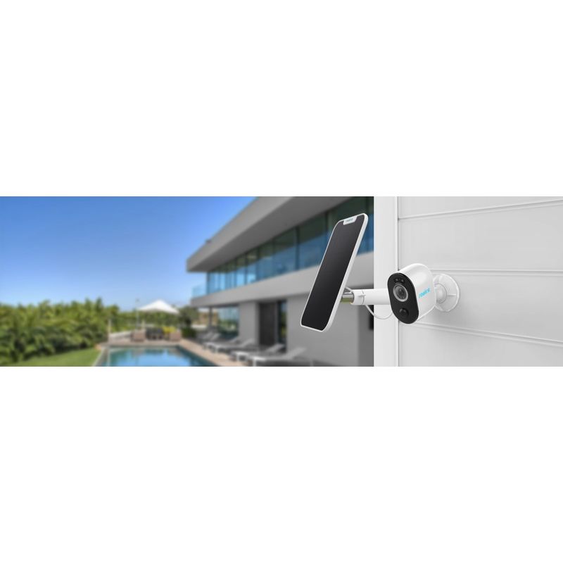 Casa si Gradina - Electrice - Smart Home - Camere de supraveghere - Camera de supraveghere Reolink Argus 3 PRO cu Panou Solar, inteligenta artificiala, rezolutie 4 MP - Infinity.ro