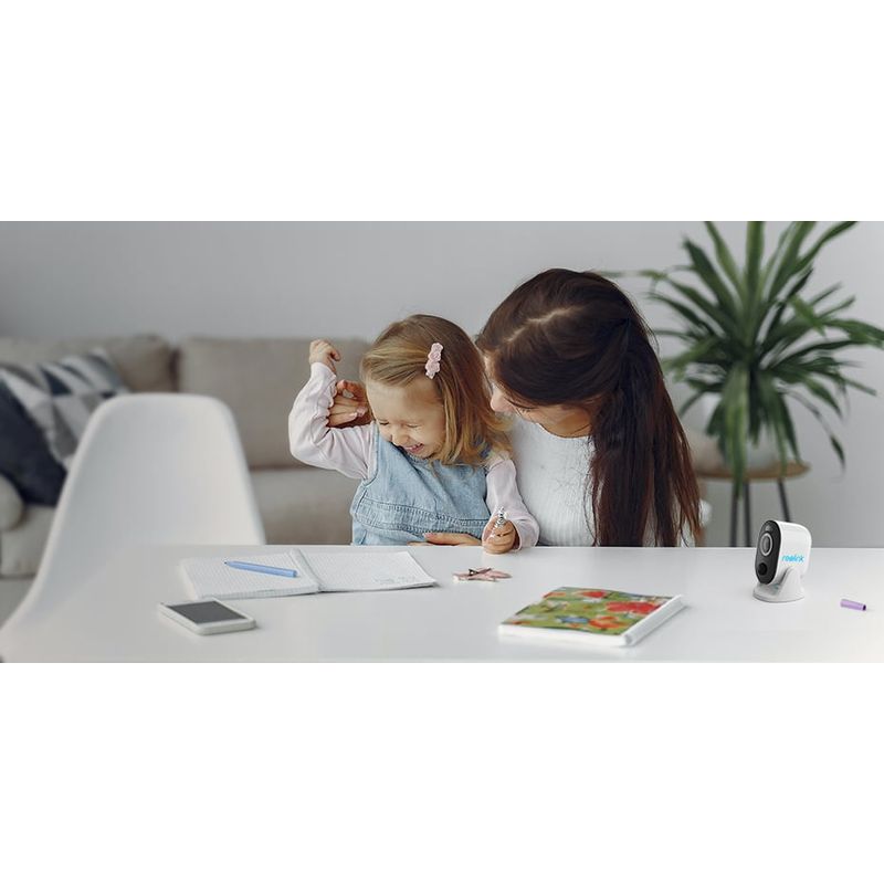 Casa si Gradina - Electrice - Smart Home - Camere de supraveghere - Camera WiFi Standalone 4K cu Panou Solar, Reolink Argus B350, 8MP Ultra HD, Baterie Reincarcabila, Vedere Nocturna Color - Infinity.ro