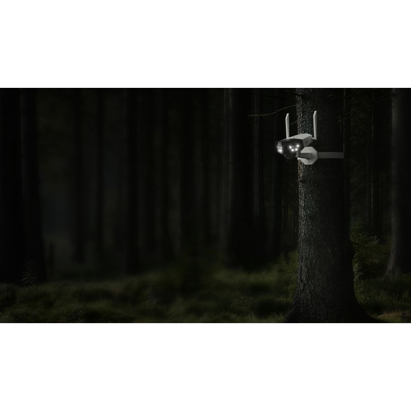 Casa si Gradina - Electrice - Smart Home - Camere de supraveghere - Camera de supraveghere Reolink DUO 4G - LTE si baterie reincarcabila, lentile duble, vedere nocturna color, rezolutie 2K - Infinity.ro