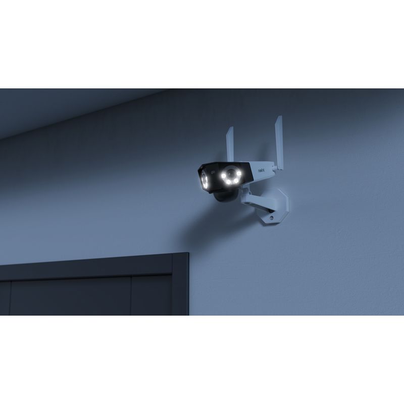 Casa si Gradina - Electrice - Smart Home - Camere de supraveghere - Camera de supraveghere Reolink DUO 4G - LTE si baterie reincarcabila, lentile duble, vedere nocturna color, rezolutie 2K - Infinity.ro