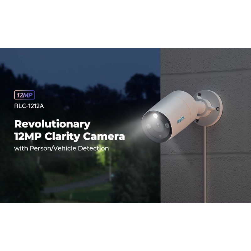 Casa si Gradina - Electrice - Smart Home - Camere de supraveghere - Camera de supraveghere Reolink P340, PoE, rezolutie 12MP, detectare Persoana/Vehicul, vedere nocturna color - Infinity.ro