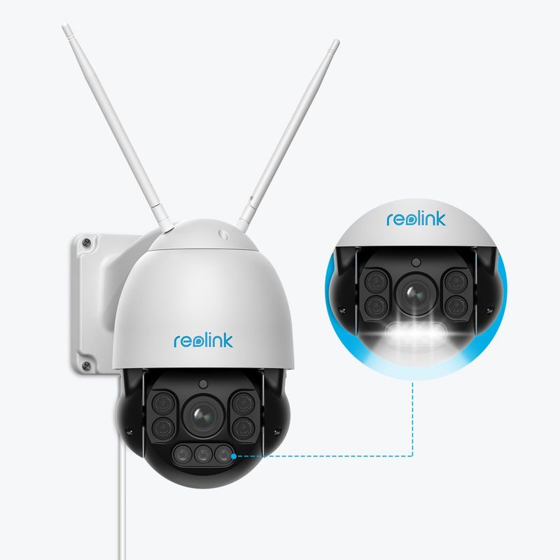 Casa si Gradina - Electrice - Smart Home - Camere de supraveghere - Camera de supraveghere Reolink E1 Outdoor cu PTZ, WIFI, Auto Tracking, rezolutie 5MP Super HD - Infinity.ro