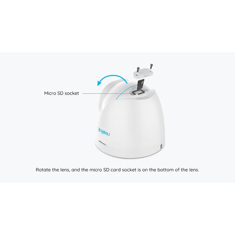 Casa si Gradina - Electrice - Smart Home - Camere de supraveghere - Pachet camera de supraveghere cu Card MicroSD 64 GB, Reolink RLC 820A, rezolutie de 8MP (4K) - Infinity.ro