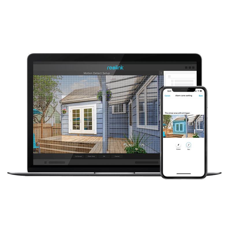 Casa si Gradina - Electrice - Smart Home - Camere de supraveghere - Pachet camera de supraveghere cu Card MicroSD 64 GB, Reolink RLC 820A, rezolutie de 8MP (4K) - Infinity.ro