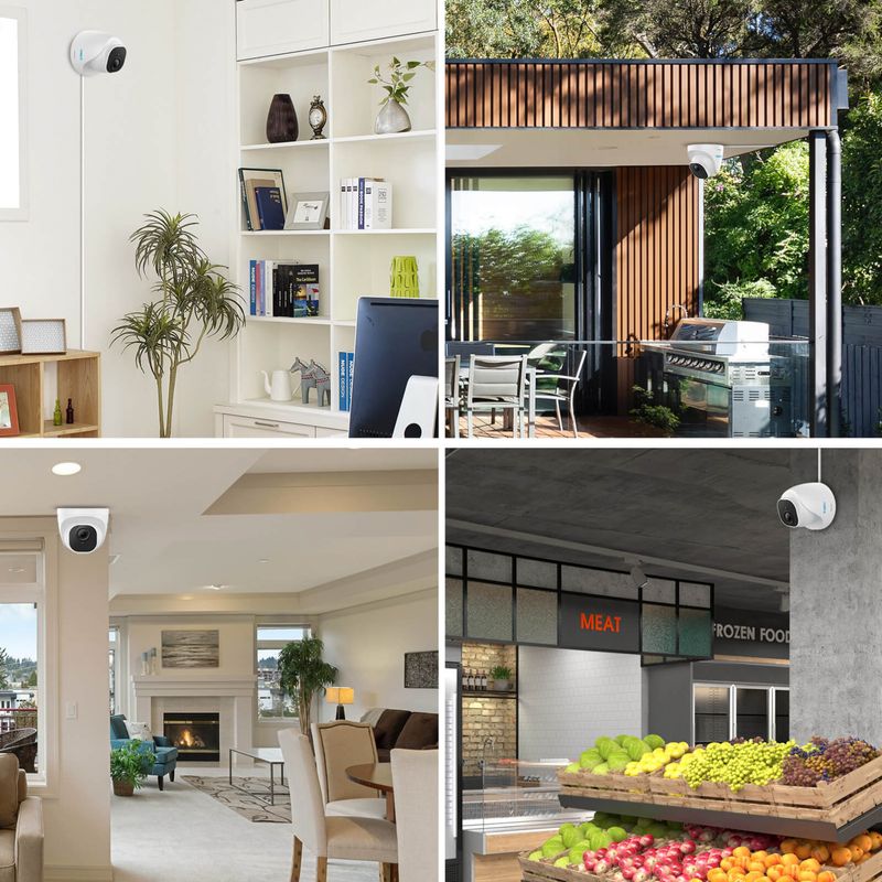 Casa si Gradina - Electrice - Smart Home - Camere de supraveghere - Pachet camera de supraveghere cu Card MicroSD 64 GB, Reolink RLC 820A, rezolutie de 8MP (4K) - Infinity.ro