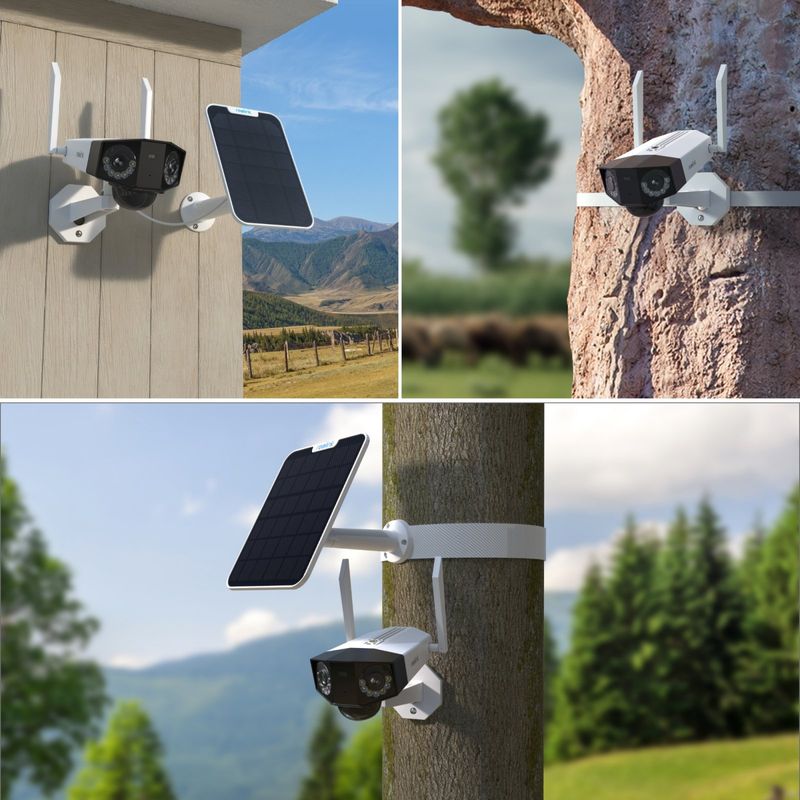 Casa si Gradina - Electrice - Smart Home - Camere de supraveghere - Camera de supraveghere 4G - LTE cu Panou Solar, Reolink DUO 2 G750, baterie reincarcabila, 6MP - Infinity.ro