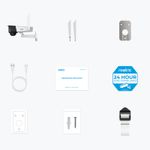 Casa si Gradina - Electrice - Smart Home - Camere de supraveghere - Camera de supraveghere 4G - LTE, Reolink DUO 2 G750, baterie reincarcabila, detectare Persoana/Vehicul, rezolutie 6MP - Infinity.ro