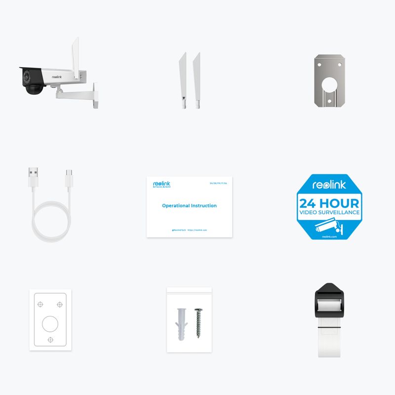 Casa si Gradina - Electrice - Smart Home - Camere de supraveghere - Camera de supraveghere 4G - LTE, Reolink DUO 2 G750, baterie reincarcabila, detectare Persoana/Vehicul, rezolutie 6MP - Infinity.ro