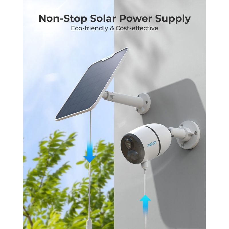 Casa si Gradina - Electrice - Smart Home - Camere de supraveghere - Panou solar cu mufa USB-C pentru camerele de supraveghere Reolink - Infinity.ro