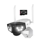 Casa si Gradina - Electrice - Smart Home - Camere de supraveghere - Pachet camera de supraveghere cu Card MicroSD 64 GB, Reolink Duo 2 WIFI cu lentile duble, rezolutie 8MP - Infinity.ro